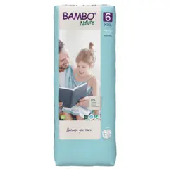 BAMBO NATURE - Pañales Talla 6 XXL Empaque 40 Und