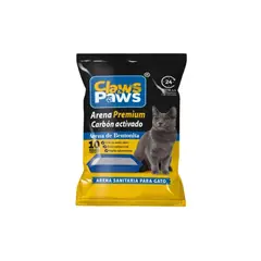 CLAWS PAWS - Arena para Gato Carbón Activado Bolsa 10 Kg