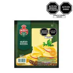 BRAEDT - Queso Goudá en Láminas Empaque 90 g