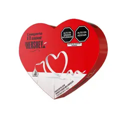 KISSES - Chocolates Corazon Envase 102 g