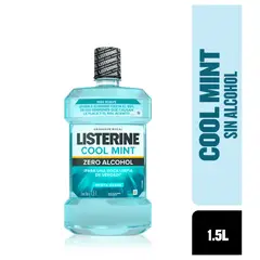 LISTERINE - Enjuague Bucal Cool Mint Zero Botella 1.5 L