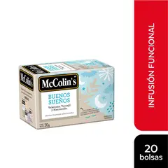 MC COLINS - Infusión Valeriana Toronjil y Manzanilla Caja 20 Und