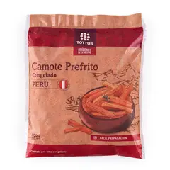 TOTTUS - Camote Pre Frito Congelado Bolsa 800 g