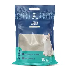 TOTTUS - Arena para gatos sin perfume de 10 kg