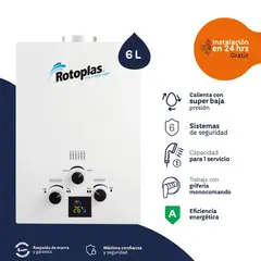 ROTOPLAS - TERMA A GAS FLAMING 6L GLP