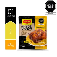 MAGGI - Mezcla de aderezo en polvo para pollo a la brasa de 45 g