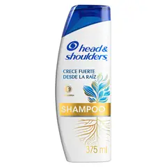 HEAD AND SHOULDERS - Shampoo Head & Shoulders Crece Fuerte Desde la Raíz Botella 375 mL