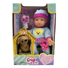 UNEEDA - Muñeca con Perrito 30 cm