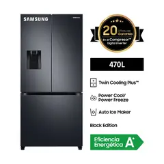SAMSUNG - Refrigeradora 470L Fd Twin Cooling Black