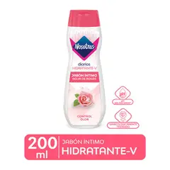 NOSOTRAS - Jabón Íntimo Agua de Rosas Envase 200 mL