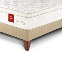 undefined - Cama Royal Prince Europea 2 Plazas Champagne + 2 Almohadas Viscoelásticas