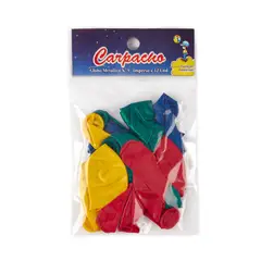 TOTTUS - Globo Metálico N9 Colores Oscuros 12 Unidades - GLOBOS