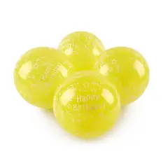 TOTTUS - GLOBO HAPPY BIRTHDAY COLOR AMARI X12 UN