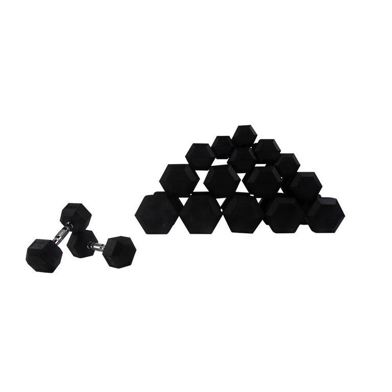 MANCUERNA HEXAGONAL 30KG