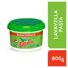 SAPOLIO - Lavavajilla en Pasta Manzana Envase 800 g