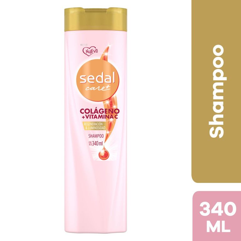 Shampoo Colágeno Vitamina C Botella 340 mL