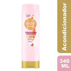 SEDAL - Acondicionador Colágeno Vitamina C Botella 340 mL
