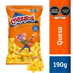 CHIZITOS - Snacks Chizito Fiesta Queso Bolsa 190 g