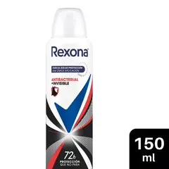 REXONA - Antitranspirante en Spray Invisible Envase 150 mL