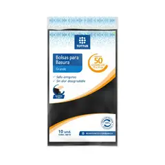 TOTTUS - Bolsa de Basura Grande 50 L Empaque 10 Und