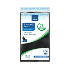 TOTTUS - Bolsa de Basura Extra Grande 75 L Empaque 10 Und