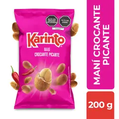 KARINTO - Maní Engalletado Picante Bolsa 200 g