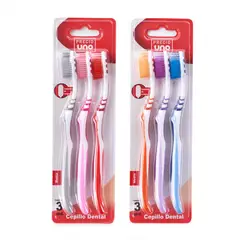 PRECIO UNO - Cepillo Dental Empaque 3 Und