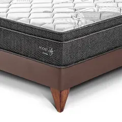 undefined - Cama Pocket Star Europea 1.5 Plazas Chocolate
