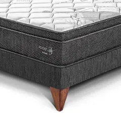 PARAISO - Cama Pocket Star Europea King Charcoal