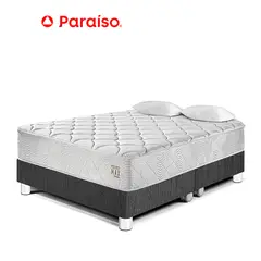PARAISO - Cama Pocket Max King Gris