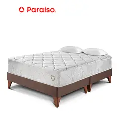 PARAISO - Cama Pocket Max Europea King Chocolate