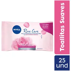 NIVEA - Toallitas Desmaquillantes Roses Empaque 25 Und