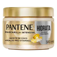 PANTENE - Mascarilla Capilar Miracles Hidratación Brillo Movimiento Botella 300 mL