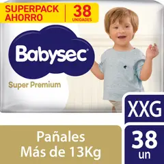 BABYSEC - Pañales Súper Premium Talla XXG Empaque 38 Und