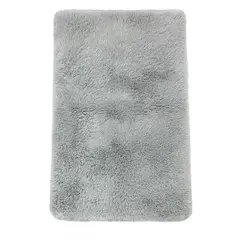 CASA JOVEN - Alfombra Pelo Largo Gris 70x100 Cm
