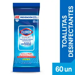 CLOROX - Toallitas Desinfectantes Fresh Empaque 60 Und