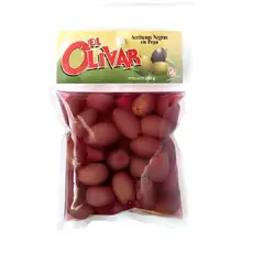 EL OLIVAR - ACEITUNA NEGRA SIN PEPA X 240G