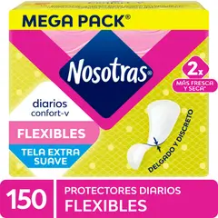NOSOTRAS - Protectores Diarios Flexibles Empaque 150 Und