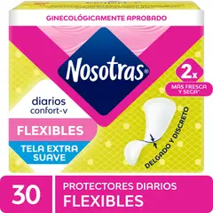 NOSOTRAS - Protectores Diarios Flexibles Empaque 30 Und