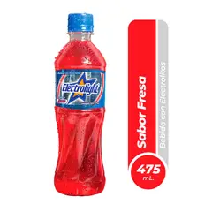 ELECTROLIGHT - Bebida Rehidratante Fresa Botella 475 mL