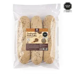TOTTUS - Semi Baguette Multi Semillas 3 Unidades