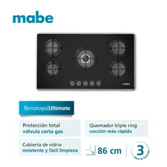 MABE - Encimera de empotrar 5H a Gas 86cm PM8655GV0