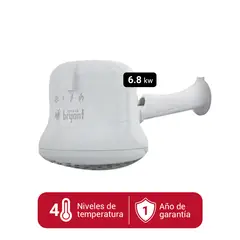 RHEEM - Kit Ducha Ideale 6.8 kw y Brazo Ducha