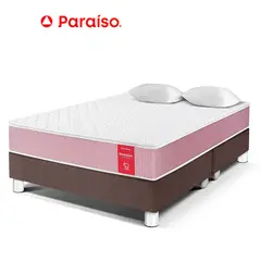 PARAISO - Cama Medallón Queen Chocolate