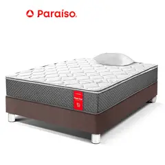 PARAISO - Cama Super Star 1.5 Plazas Chocolate