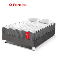 PARAISO - Cama Super Star 2 Plazas Acero
