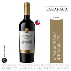 TARAPACA - Vino Carmenere Reserva Botella 750 mL