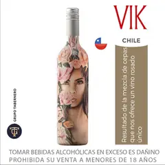 VIK - Vino Rosé La Piu Belle Botella 750 mL