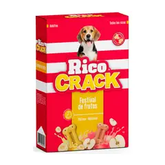 RICOCRACK - Galletas Perros Adultos Frutas Caja 500 g