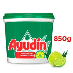 AYUDIN - Lavavajilla En Pasta Ayudín Limón Sábila Envase 850 g